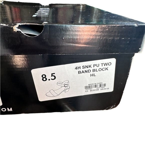 Torrid Snake Print Stacked Heel Sandal - Picture 7 of 7